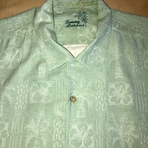 Tommy Bahama Short Sleeve Silk Shirt XLX Pre-Owned